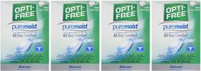 img 1 attached to OPTI-FREE Pure Moist Disinfecting Solution: All Day Comfort & Convenience - 2 oz, Pack of 4
