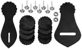 img 1 attached to Tough-1 Western Saddle Leather Repair Kit Black: Restore and Renew Your Saddle with Ease