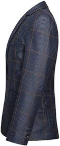 img 2 attached to 👔 Wedding Boys 4-Piece Formal Dress Set: Plaid Suit Blazer, Vest, Pants, and Bowtie