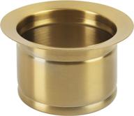 🚰 lqs extended deep golden sink flange for kitchen sink, perfect fit for 3-1/2 inch standard drain hole логотип