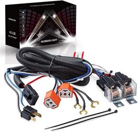img 4 attached to RENMAII-LIGHT 1Set 2-Headlight H4 Relay Harness with H4 Wiring Harness – Enhanced Performance and Dual Ground Fix for 95-97 Tacoma, 88-95 Pickup, 4Runner and H6054 7x6 6054 Headlights