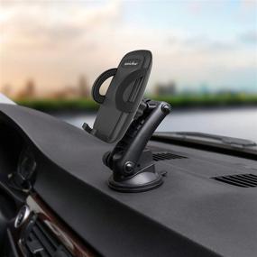 img 2 attached to Car Holder Universal Compatible Windshield Car Electronics & Accessories