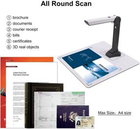 img 2 attached to 📷 Eloam S200L Portable Document Scanner Camera with Computer Compatibility and Office Presentation Video Recording Solution