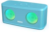 портативная беспроводная акустическая колонка doss soundbox plus: hd-звук, глубокие басы и 20 часов воспроизведения - идеальный компаньон для дома, отдыха и путешествий! (тиффани-блю) логотип