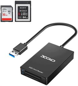 img 4 attached to 📸 Rocketek USB 3.0 XQD/SD Card Reader - Dual Slot Memory Card Reader with 5Gbps Super Speed - Compatible with Sony G/M Series, Lexar 2933x/1400x USB Mark XQD Card - Supports SD/SDHC Cards - for Windows/Mac OS