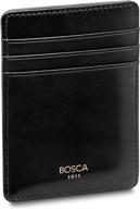 bosca deluxe front pocket wallet: sleek design and superior functionality logo