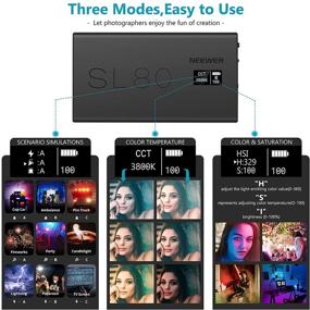img 1 attached to Neewer SL80 APP Перезаряжаемый 360°Full 3200K 8500K