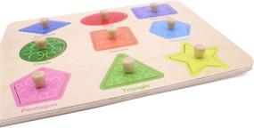 img 1 attached to 🧩 Wooden Toddler Preschool Learning Puzzle: Enhance Early Education Skills