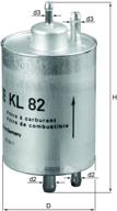 🚀 enhance your engine's performance with mahle original kl 82 fuel filter логотип