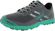 inov 8 womens trailroc grey teal logo