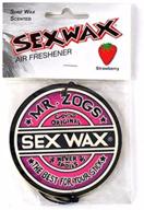 sex wax freshener single strawberry logo