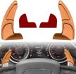 goupgo steering wheel shift paddle extended shifter trim cover compatible with dodge challenger charger durango rt &amp logo