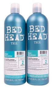 img 1 attached to 25,36 жидких унций шампунь и кондиционер для волос Bed Head - Urban Antidotes Recovery