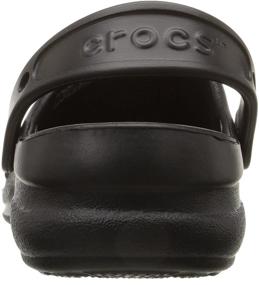 img 2 attached to 👞 Crocs Unisex Specialist Black Mules & Clogs: Perfect Women's and Men's Shoes