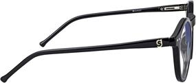 img 2 attached to 👓 GLASSY Apollo Premium Blue Light Blocking Glasses: Combat Eyestrain & Fatigue for PC & Gaming