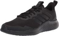 adidas fluidstreet running black white men's shoes and athletic logo