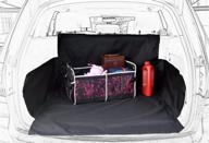 🐾 washable waterproof pet dog trunk cargo liner - oxford car suv seat cover - protects floors from dogs and cats - essential dog accessories logo