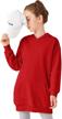 hopeac sleeve pullover hoodie sweatshirt girls' clothing in dresses logo