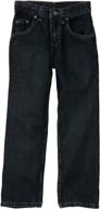 lee premium relaxed straight buckner 👖 boys' jeans: top-quality clothing for comfort and style logo