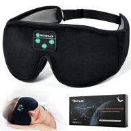🎧 бодлаб 3d маска для сна с bluetooth наушниками для сна - ультра-тонкие стерео-динамики hd, регулируемый и стирать дизайн для боковых спящих, воздушных путешествий, йоги, медитации, отпуска логотип