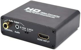 img 3 attached to 🔌 Преобразователь HDMI в DVI с цифровым коаксиальным и аналоговым стерео звуковым выходом - совместимый с PS3, Xbox One, Xbox 360, Amazon Fire Stick, Fire TV - от VCANDO