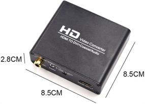 img 1 attached to 🔌 Преобразователь HDMI в DVI с цифровым коаксиальным и аналоговым стерео звуковым выходом - совместимый с PS3, Xbox One, Xbox 360, Amazon Fire Stick, Fire TV - от VCANDO