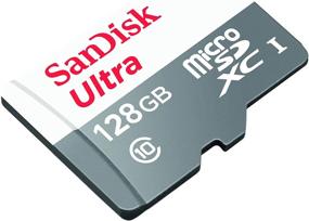 img 1 attached to SanDisk Ultra SDSQUNS-128G-GN6MN 128GB 80MB/s UHS-I Класс 10 карта microSDXC - Высокая емкость хранения с высокой скоростью