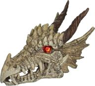 🐉 penn-plax rr1207 dragon skull gazer aquarium ornament and décor - large size for versatile tank compatibility logo