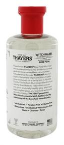 img 1 attached to 🌹 Thayers Witch Hazel with Aloe Vera - Default 12 Rose Petal: Naturally Effective 12 Fl Oz Toner