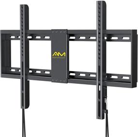 img 4 attached to 📺 Space-Saving Fixed TV Wall Mount Bracket: Flush, Low Profile Design for 32-82 Inch Flat Screen TVs, 132 LBS Capacity, VESA 600x400mm, fits 16"/18"/24" Studs, Ideal for LED OLED LCD