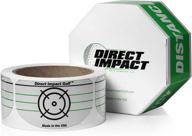 🏌️ enhance your golf drive with direct impact golf impact tape - roll of 225 driver labels logo