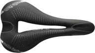 selle italia diva gel superflow road/mountain bike saddle - comfortable seat for women, black logo