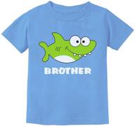 🦈 tstars brother shark toddler t shirt: top-quality boys' clothing in tops, tees & shirts! logo