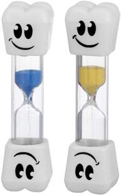 img 3 attached to Rhode Island Novelty Smile Tooth Sand Timer - 2 Minute (2 Pack) - Assorted Colors