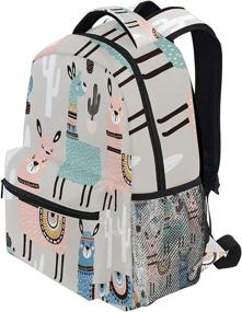 img 2 attached to 🎒 Stylish College Student Fashion Backpack with Shoulder Straps