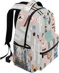 img 3 attached to 🎒 Stylish College Student Fashion Backpack with Shoulder Straps