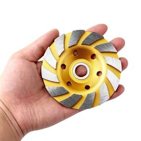 img 1 attached to Concrete Ceramic Diamond Grinding Grinder Power & Hand Tools for Power Tool Parts & Accessories