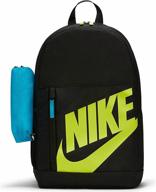 🎒 ultra-stylish nike sportswear elemental black backpack - perfect for casual daypacks! logo