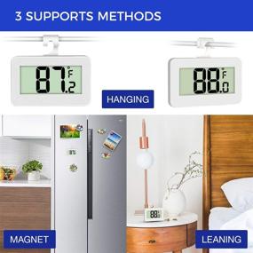 img 1 attached to AOVIOANDY Refrigerator Thermometer Digital Waterproof