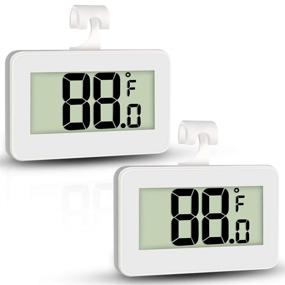 img 4 attached to AOVIOANDY Refrigerator Thermometer Digital Waterproof