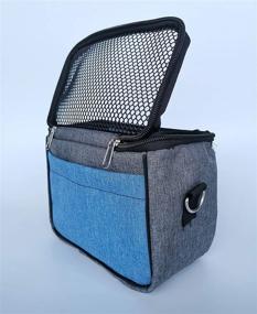 img 2 attached to 🐾 Premium VVVSO Small Animal Outgoing Carrier: Breathable Travel Bag for Guinea Pig, Hedgehog, Chinchilla, and More!