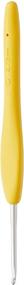 img 4 attached to 🍀 Clover 1041/C Yellow Amour Crochet Hook - Size C (2.75mm): A Must-Have Tool for Effortless Crocheting