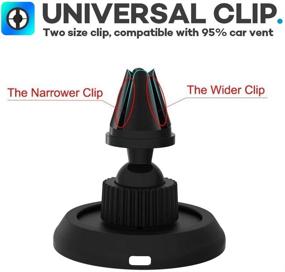 img 1 attached to Quarble Air Vent Car Mount | Compatible with Magsafe Charger | 360° Rotation Holder