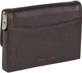 img 1 attached to Black Royce Leather Horizontal Framed 5-Inch Wallet