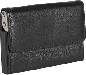 img 3 attached to Black Royce Leather Horizontal Framed 5-Inch Wallet