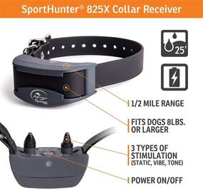 img 1 attached to 🐾 SportDOG Brand SportHunter 1/2 Mile Remote Training E-Collar - New X-Series - Waterproof, Rechargeable Dog Trainer with Static, Vibrate, and Tone - Expandable for 3 Dogs