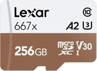 💾 lexar professional 667x 256gb microsdxc uhs-i/u3 card | (lsdmi256bna667a) | enhanced seo logo