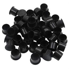 img 1 attached to 🖋️ Autdor Tattoo Ink Caps Cups - 300pcs Mixed Sizes with Base for Tattoo Machine, Ink, Microblading Supplies