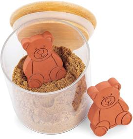 img 2 attached to 🐻 Fox Run Brown Sugar Bear: 2-Pack Keeper and Saver for Freshness