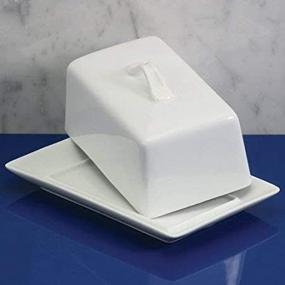 img 1 attached to 🧈 Danesco Butter Dish with Porcelain Cover